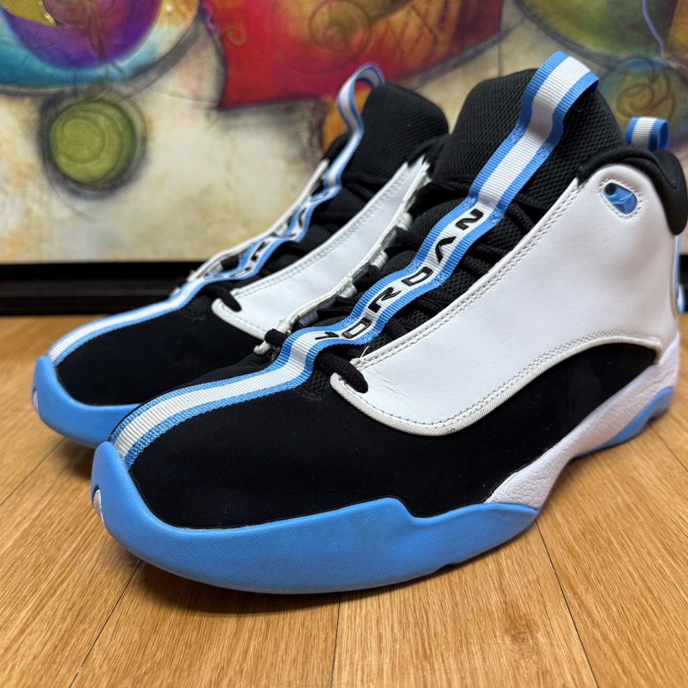 Jordan Jumpman Pro Quick White University Blue Size 13 (FB9978-107)🔥 - Picture 8 of 11